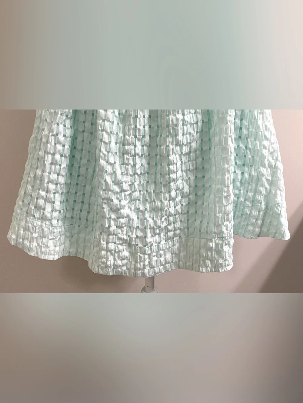 Day+Moon Womens M Mint Green Ruffle Dress Boho Summer Coastal Preppy Cottagecore